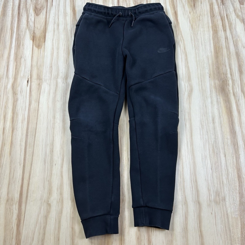 Nike Tech Kids Large Black Sweatpants HV5869-010 Jogger Pants